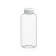 Trinkflasche Refresh klar-transparent 1,0 l - transparent/weiß